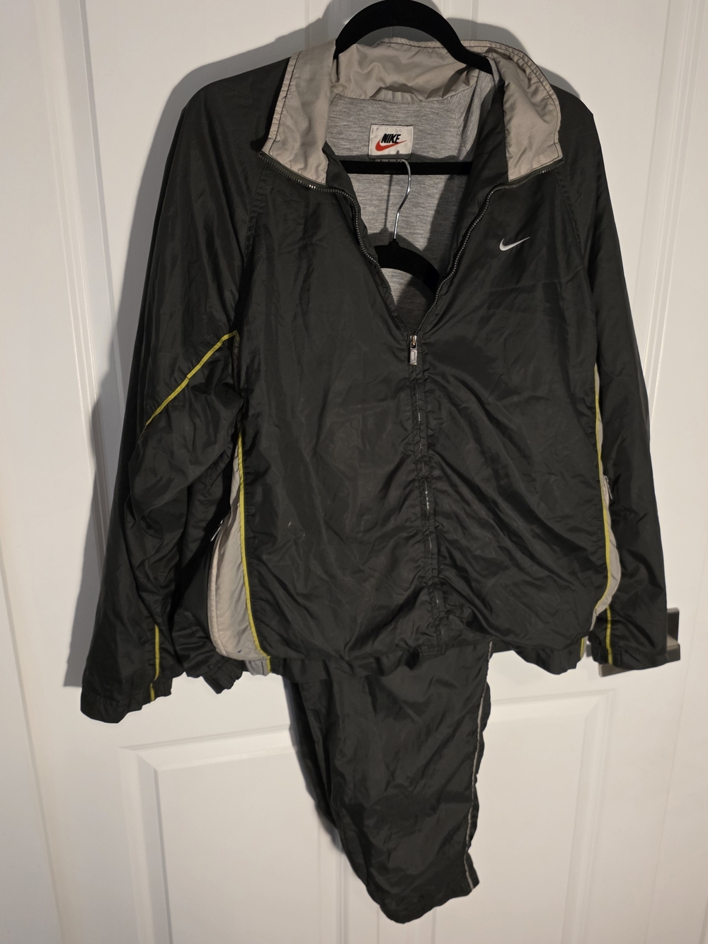 Nike Women’s Black Jacket with Yellow Trim